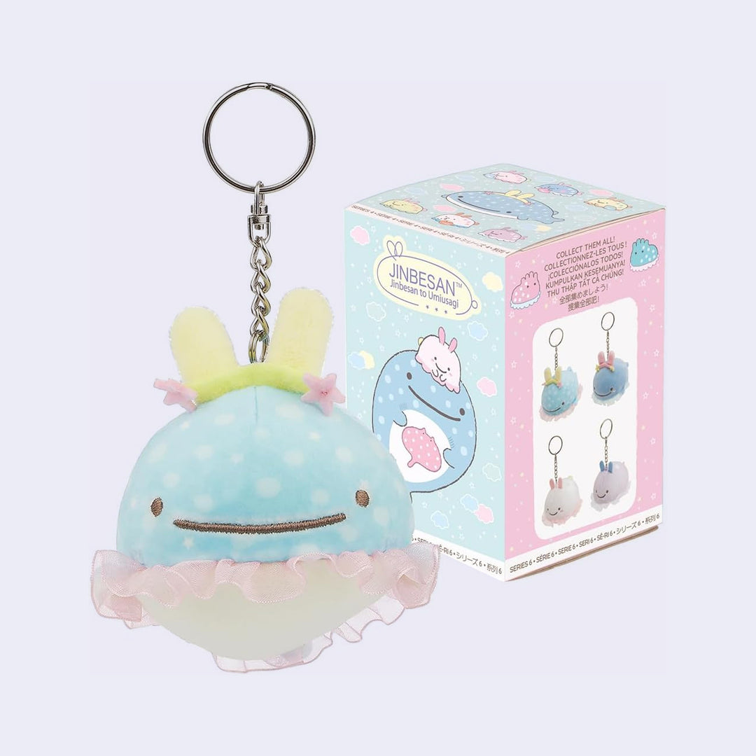 San-X Jinbesan Sea Bunnies Plush Keychain Blind Box – GiantRobotStore