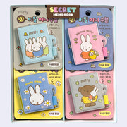 Set of miffy-themed memo books in packaging