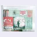 Folded newspaper front cover with illustrations and photos from and of Barry Mcgee