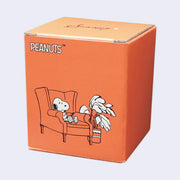 Orange box with Snoopy illustration and 'Peanuts' branding.
