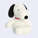 Plush doll of Snoopy, sitting.