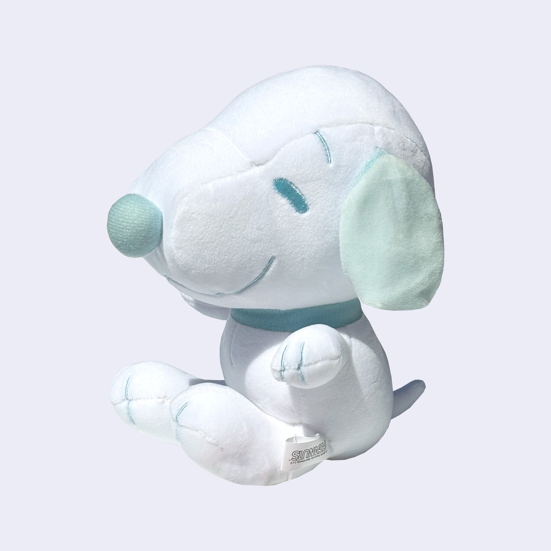 PEANUTS ぬいぐるみ 犬 ホワイト/ブルー snoopyplush-