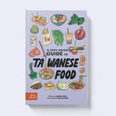 Book cover of 'A Very Asian Guide to Taiwanese Food' with illustrations of food on a light purple background.