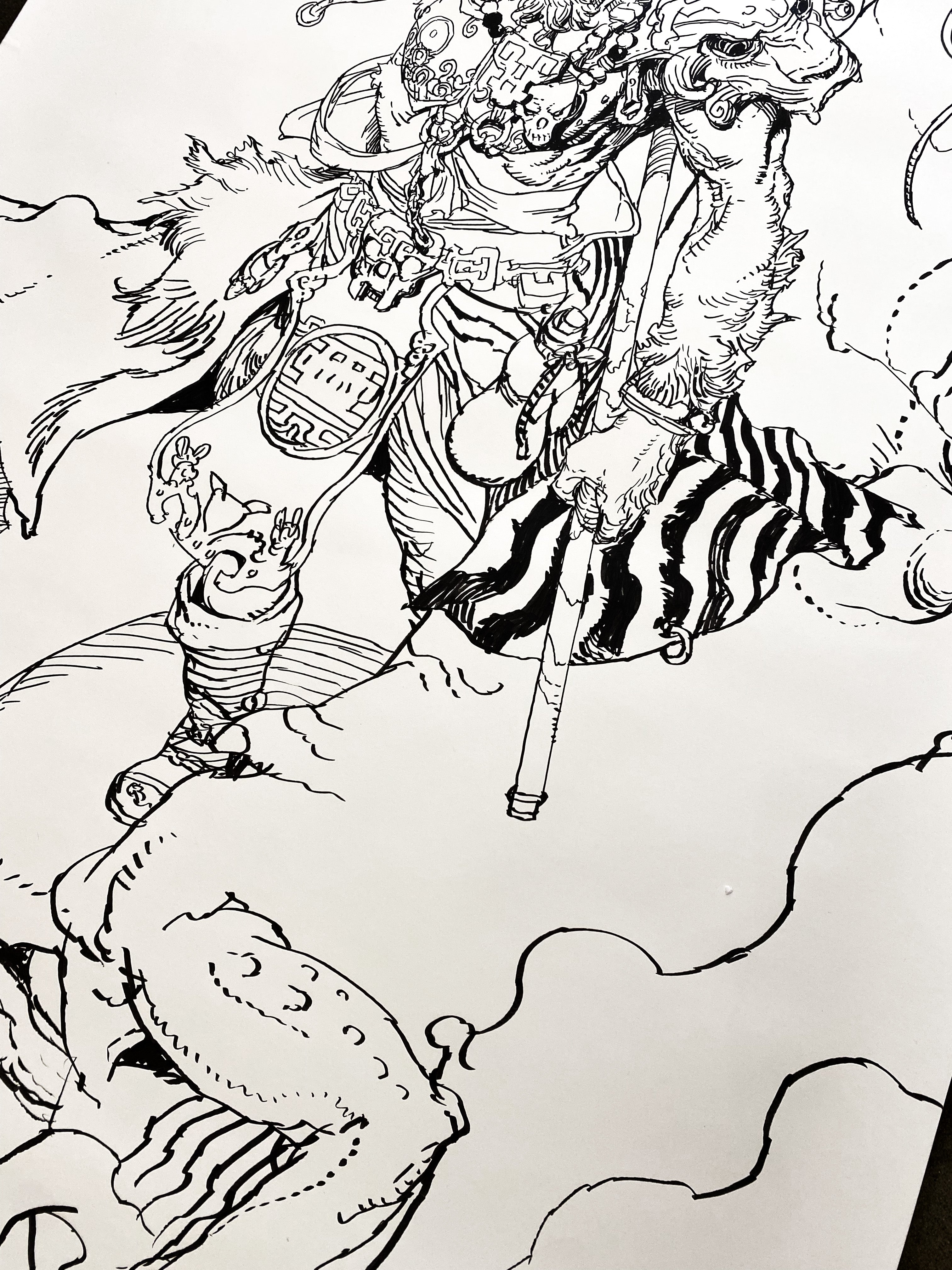 Katsuya Terada - Monkey King - Original Drawing – GiantRobotStore