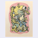 Katsuya Terada - "Hot Pot Girl + Squirrels" Risograph (Cream Paper)