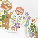 Close up detailing of pop-up card.