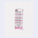 Illustration of a small cartoon character resting atop of many matresses like the princess and the pea, with "positive comment" written on all the matresses and "slightly negative comment" as a ball/pea at the bottom.