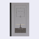 A gray hardcover notebook with a black spine, featuring a minimalist lighthouse illustration and the text 'TODAI NOTE' on the front cover, shown against a light gray background.