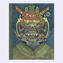 Book cover for "Understanding Monster (Book Three)" of a portrait, shoulders up, of a monster made up of many, many smaller symmetrical monsters.