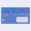 Merry Christmas 3D House Greeting Card (Blue Envelope)