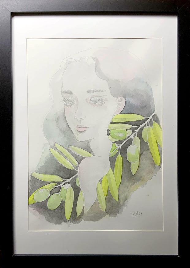 Extended Hands - Junko Ogawa - "Gansai Sketch Olive"