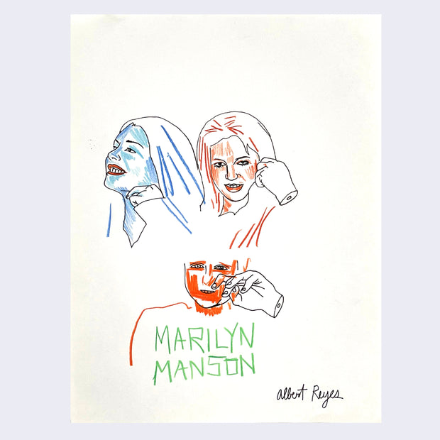 Rakugaki 3 - Albert Reyes - #122 - "Marilyn Manson"