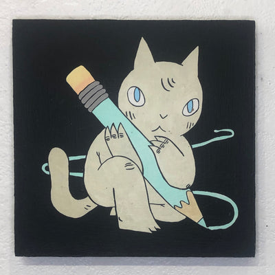 Deth P. Sun - #04 - Cat with Pencil