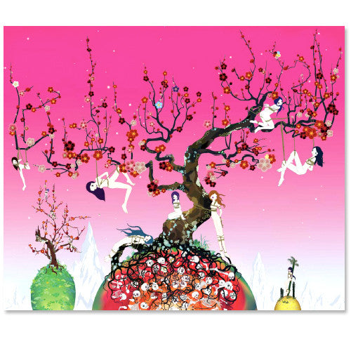 Takashi Murakami Cherry Blossoms in Bloom Kaikai Kiki Print