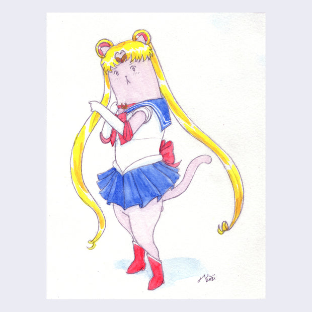 Rakugaki 3 - Justine Lin - #209 - "Oshioki"