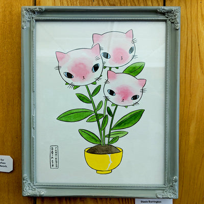 Stasia Burrington - Cat Flowers