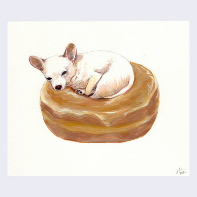 Rakugaki 3 - Justine Lin - #303 - "Donut Worry, Be Happy"