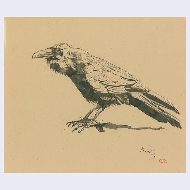 Rakugaki 3 - Kent Williams - #77 - "Crow"