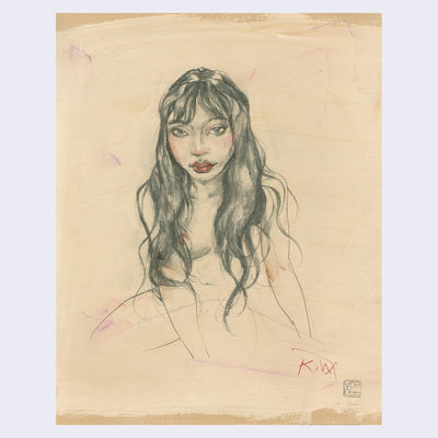 Rakugaki 3 - Kent Williams - #78 - "Girl 1"