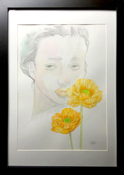 Extended Hands - Junko Ogawa - "Gansai Sketch Flower"