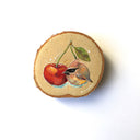 Bird Show - Nancy Chiu - "Cedar Waxwing as a Cherry"