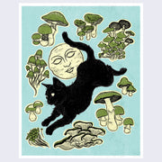 The Neko Show - Bree Rawn - "Mushrooms" (framed/unframed)