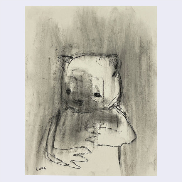 Luke Chueh - More Drawings - Untitled (Self Hug)