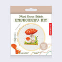 Mini Cross Stitch Embroidery Kit (Mushroom)