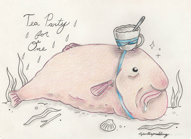 Rakugaki 2 - Defective Pudding - #352 - Tea Party for One