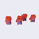 Yukinori Dehara - Tosakenta Tiny Figure Set of 4 (Red)
