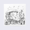 Deth P. Sun - Mushroom Cat Sticker