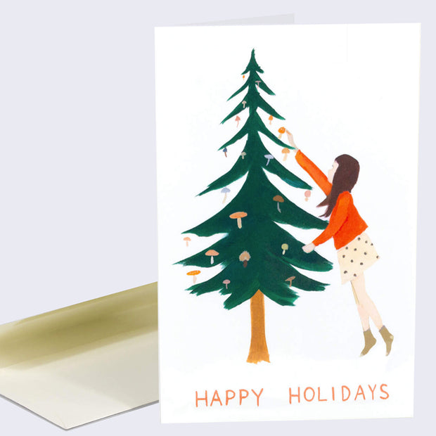 Emily Winfield Martin - Happy Holidays Tree Card