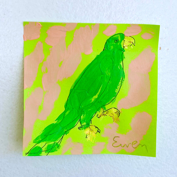 Post-it Show 2021 - Anne-Louise Ewen - Post-it #02 (Parrot 2)