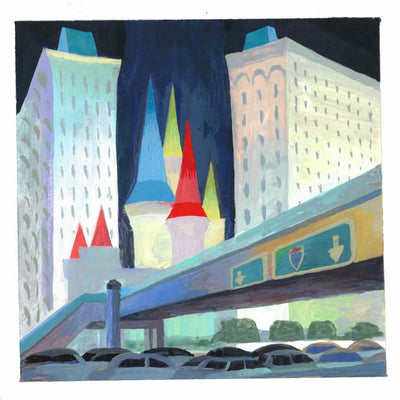 Sitting Outside - #67 - Elle Michalka - "Excalibur Hotel"