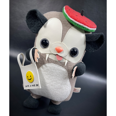 Land and Sea Show 2022 - Flat Bonnie - "Possie The Opossum (Watermelon Ed.)"