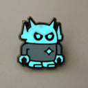 Giant Robot - Baby Boss Robot Enamel Pin (Glow-in-the-Dark)
