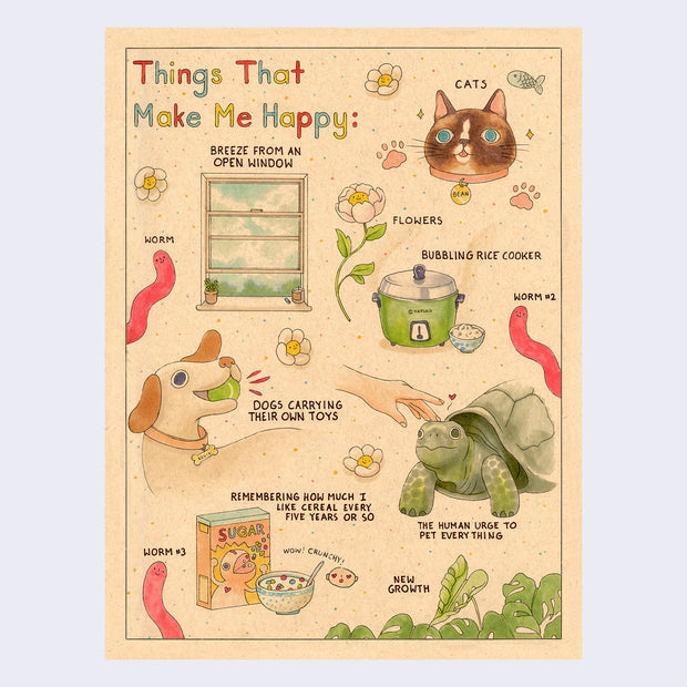 Rakugaki 4 - Felicia Chiao - "Things That Make Me Happy"