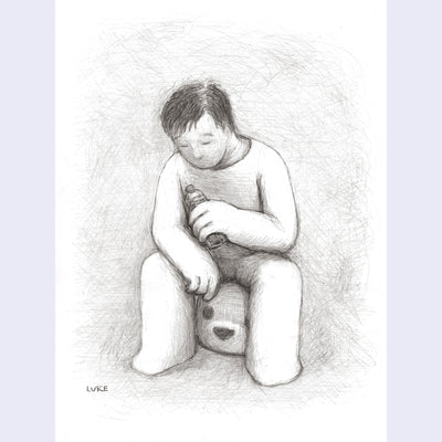 Luke Chueh Drawings - "Headrest"