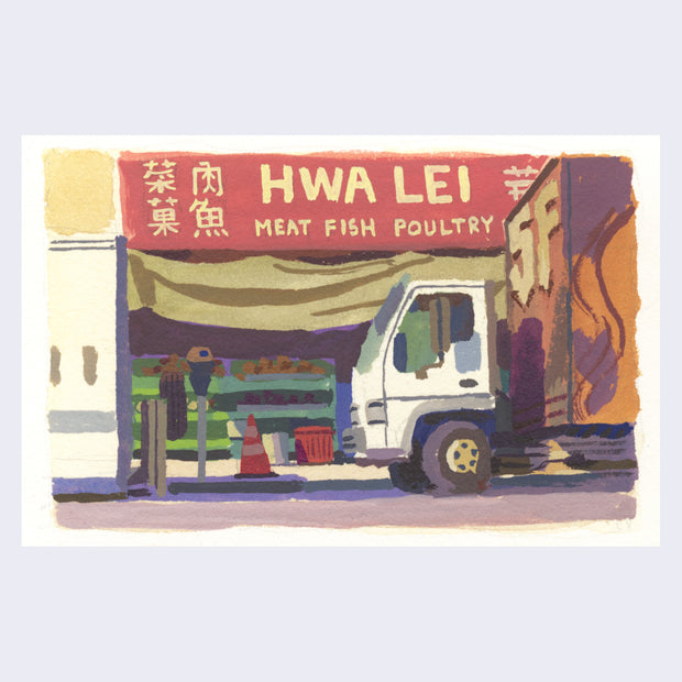 Sitting Outside - #148 - Kevin Laughlin - "Hwa Lei Market"