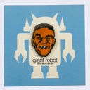 Enamel pin rendered in an 8-bit art style of a boxer's face.