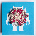 Giant Robot - Chrysanthemum Enamel or Lapel Pin and Glows in the Dark