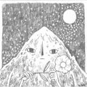 Post-it Show 2020 - Yoskay Yamamoto - "Sunset Mountain with Sky Blue Flower"