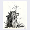 Rakugaki 3 - Nathan Ota - #185 - "Out House"