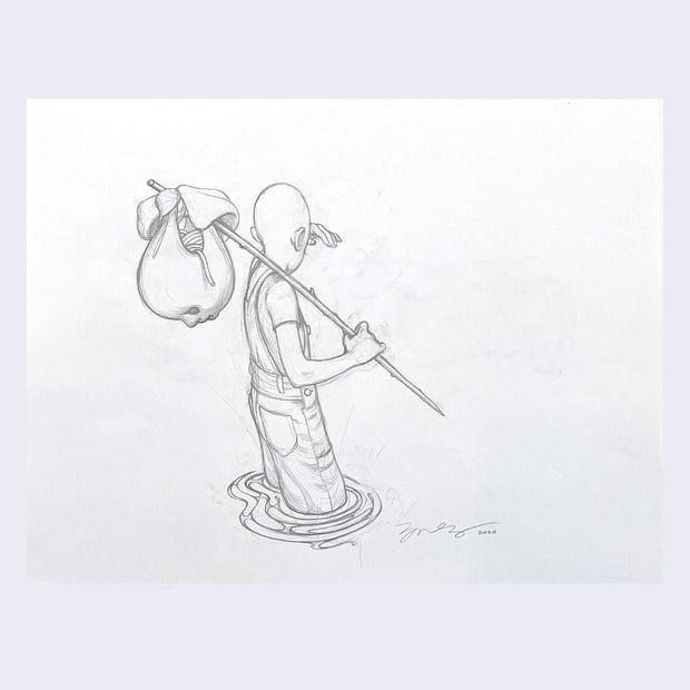 Rakugaki 3 - James Jean - #254 - "Bindle Sketch"