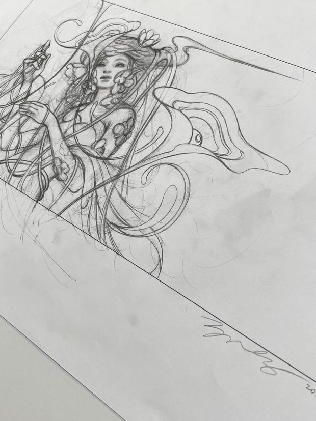 Rakugaki 3 - James Jean - #252 - "Palms Mural Sketch"