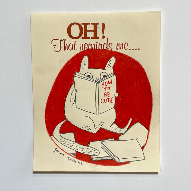 Rakugaki 3 - Gemma Correll - #307 - "How to Be Cute"