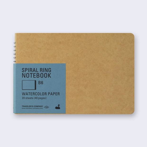 MD Spiral Ring Watercolor Paper Notebook (B6)