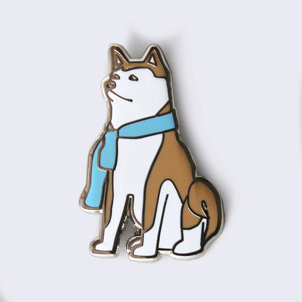 Giant Robot - Hachi Dog Enamel Pin