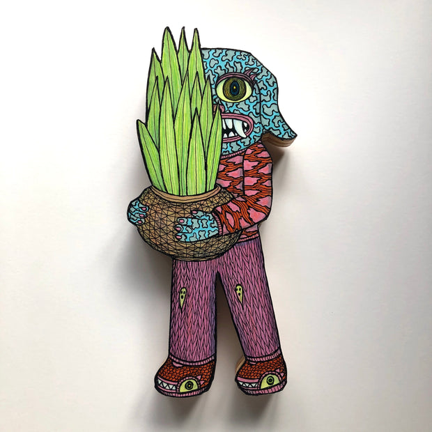 The Plant Show 3 - Theo Ellsworth - "Monster with Houseplant"