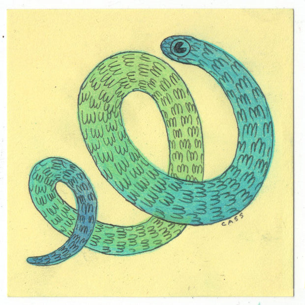 Post-it Show 2021 - Cassia Lupo - "Snake #02"